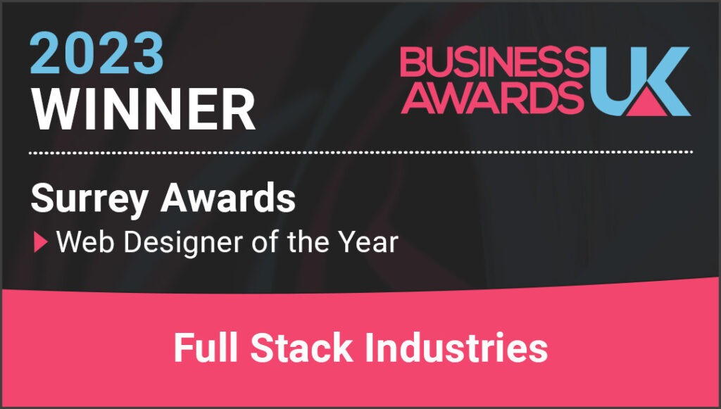 Business Awards UK - Web Designer of the Year