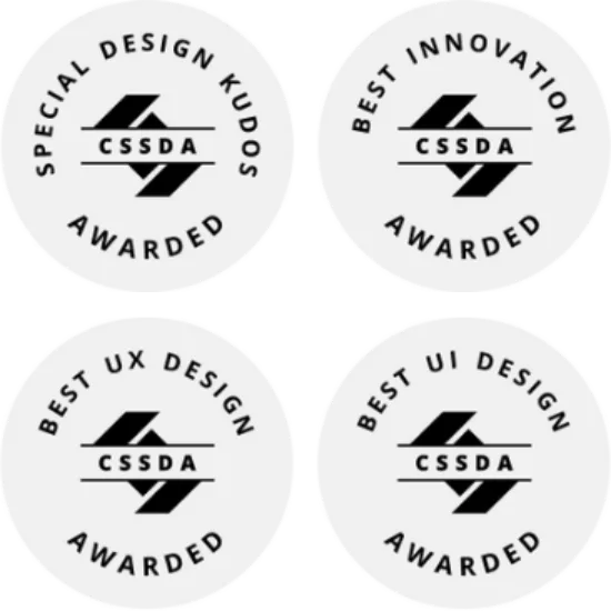 CSS Design Awards Winner